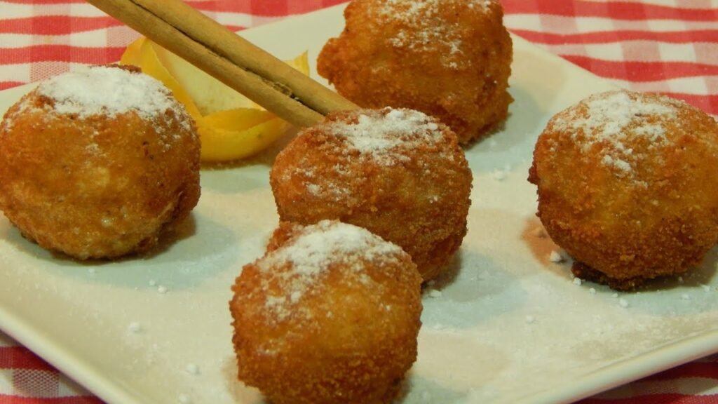 Fried Rice Pudding Balls - Mexican Recipe