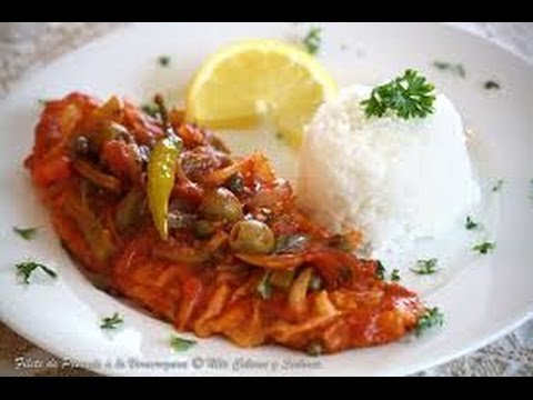 Veracruz style fish fillets - Mexican recipe