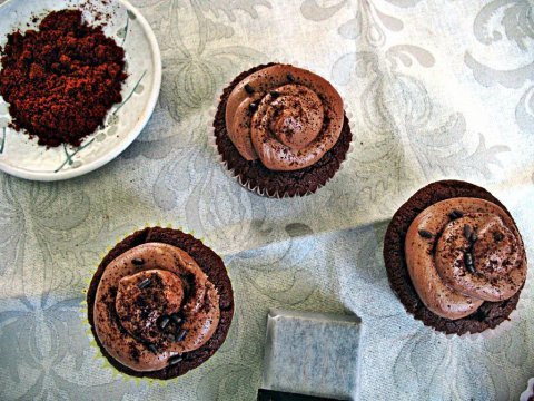 Mexican Chocolate Cupcakes - Mexican Recipes