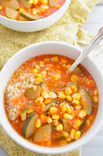 Corn soup - Mexican recipe