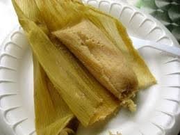Tamales stuffed with rajas - Mexican recipe