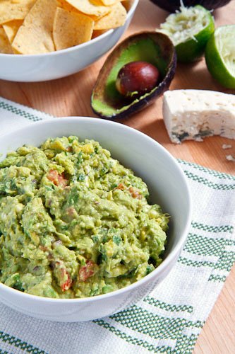Blue Cheese and Sage Guacamole - Mexican Recipe