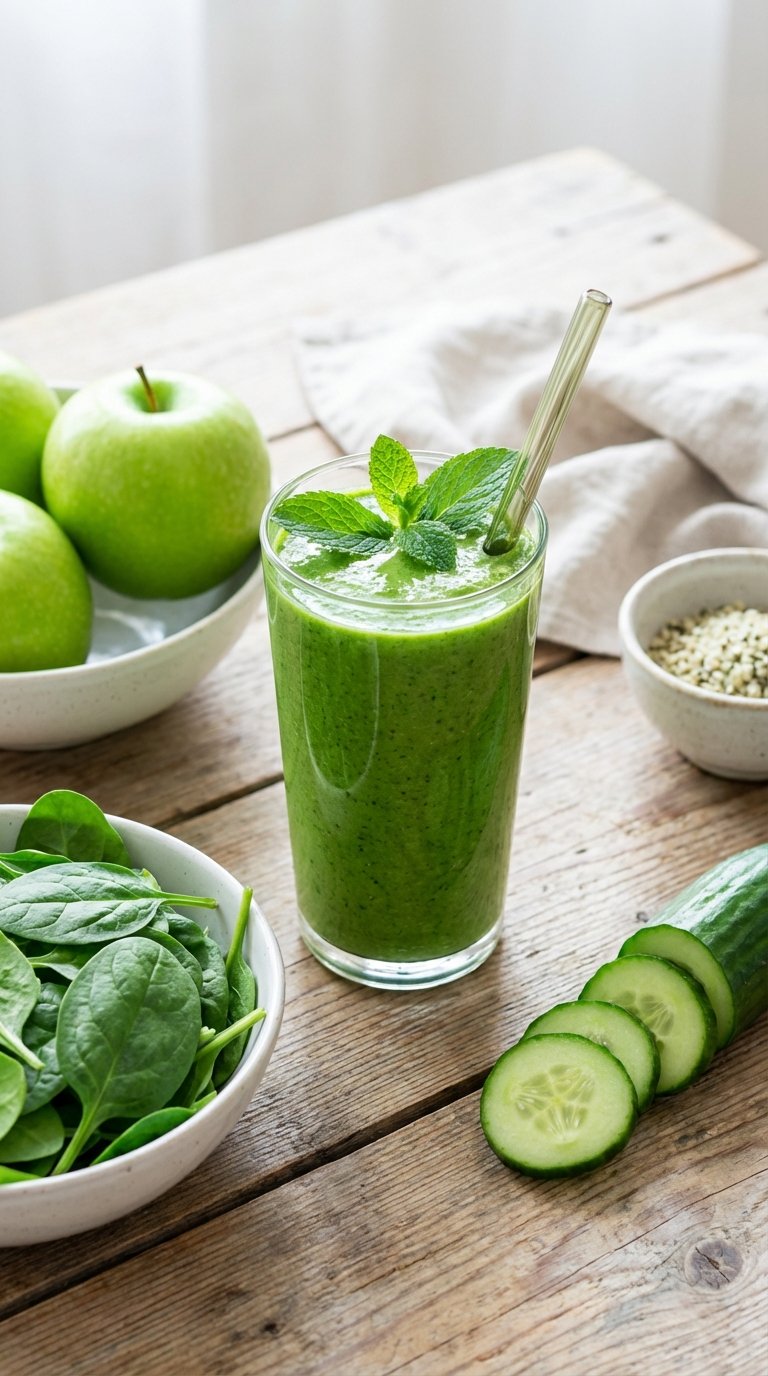 Green Spinach Detox Delight — Sneak in Your Daily Veggies