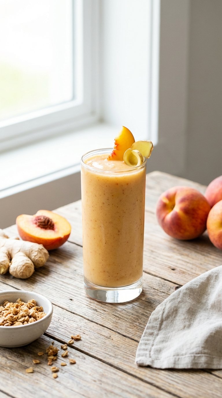 Mixed Peach and Ginger Zing — Soothes Digestion in Minutes