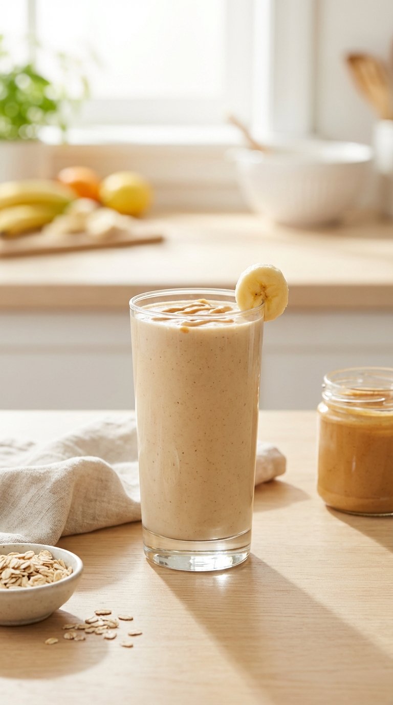 Creamy Peanut Butter Banana Blend — Ready in 5 Minutes