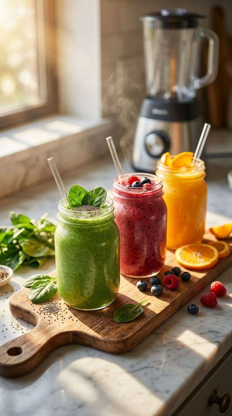 10 Easy smoothie recipes healthy For All-Day Energy