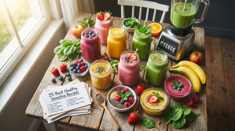 25 Best Healthy Smoothie Recipes to Fuel Your Mornings - healthy smoothie recipes